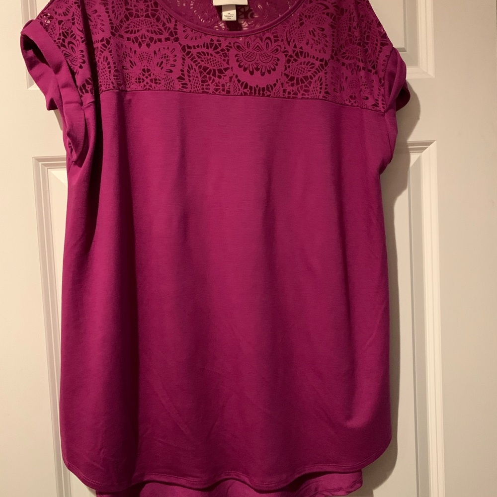 Great HiLow cap sleeve top